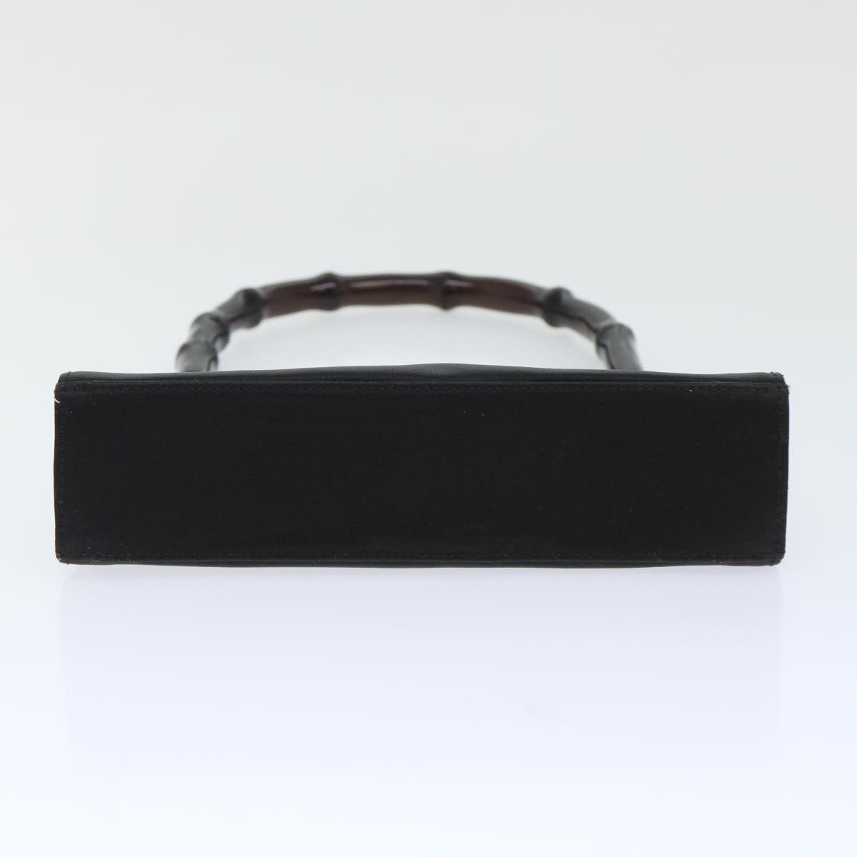 GUCCI Bamboo Shoulder Bag Nylon Black 000.0822 ar10047B