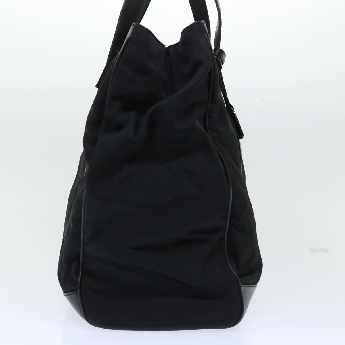 GUCCI Tote Bag Nylon Leather Black 00237540404 ar10076