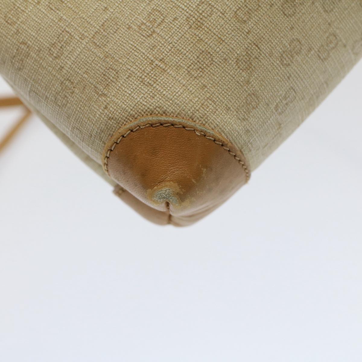 GUCCI Micro GG Canvas Shoulder Bag PVC Leather Beige 007.101 ar10083