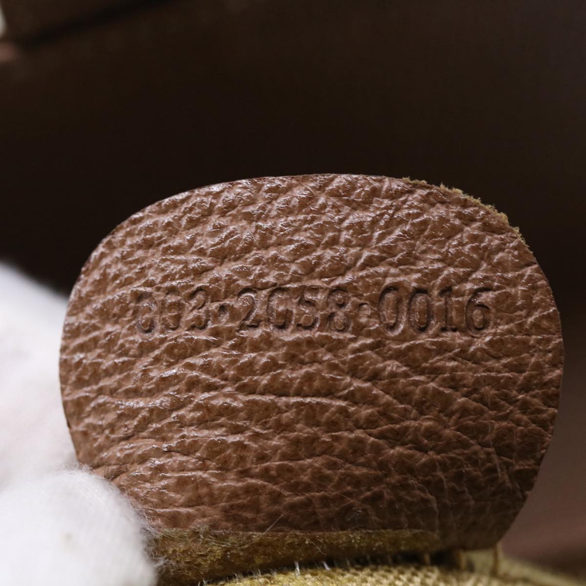 GUCCI Bamboo Backpack Suede Brown ar10105