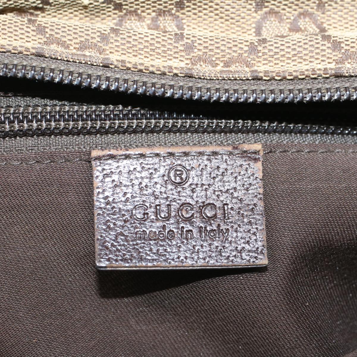GUCCI GG Canvas Web Sherry Line Shoulder Bag Beige Red Green 189749 ar10203