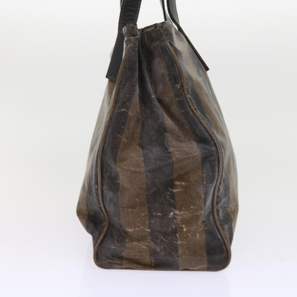 FENDI Pecan Canvas Shoulder Bag Coated Canvas Brown ar10390B