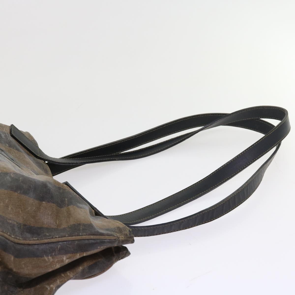 FENDI Pecan Canvas Shoulder Bag Coated Canvas Brown ar10390B