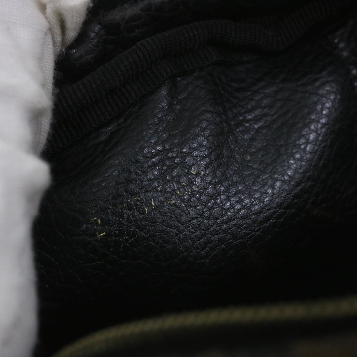FENDI Leopard Pouch Canvas Brown ar10418
