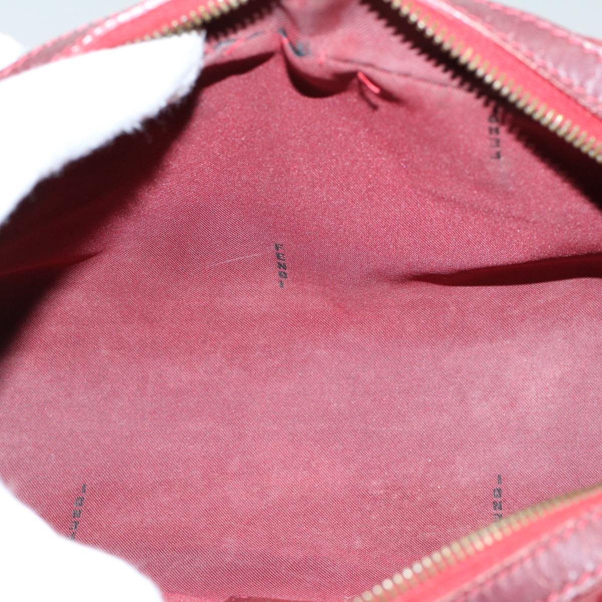 FENDI Zucchino Canvas Hand Bag Red ar10594B