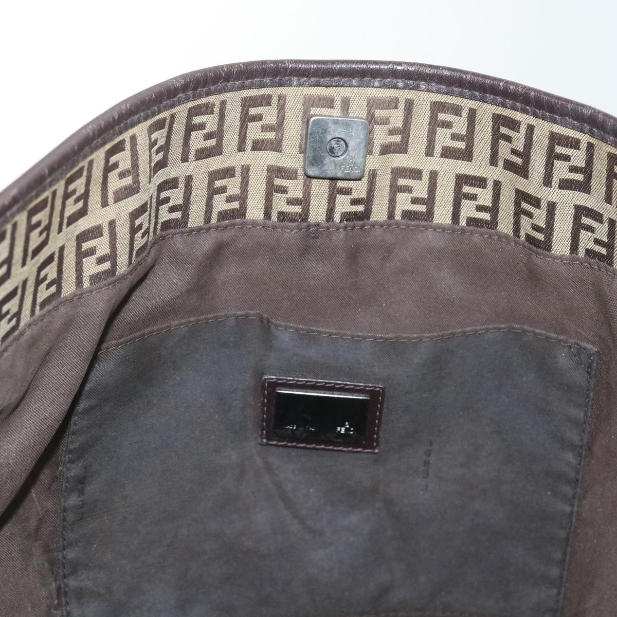 FENDI Zucchino Canvas Tote Bag Beige ar10650