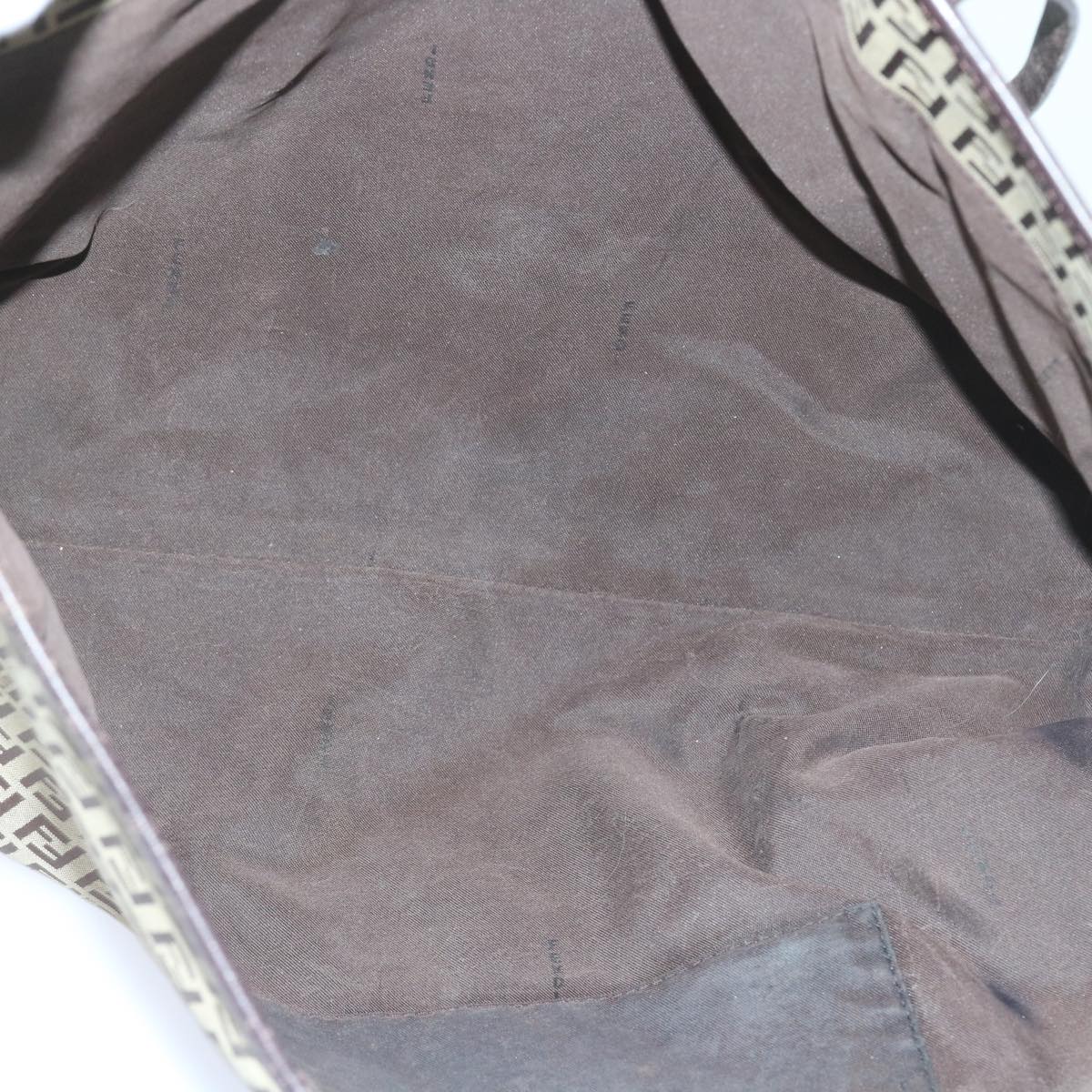 FENDI Zucchino Canvas Tote Bag Beige ar10650