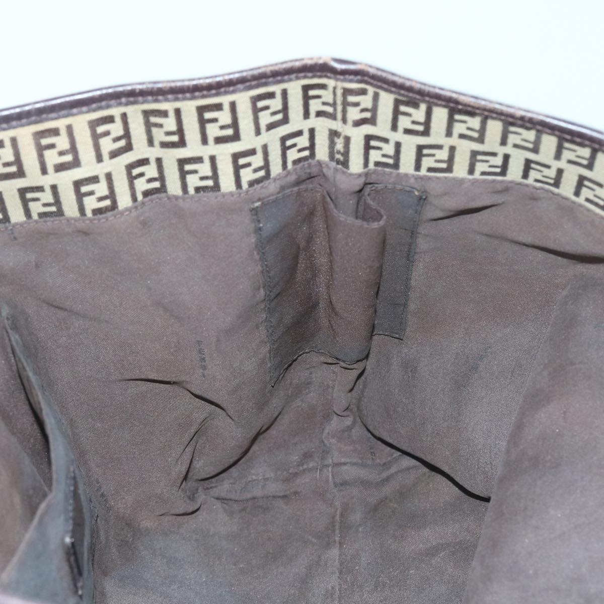 FENDI Zucchino Canvas Tote Bag Beige ar10650