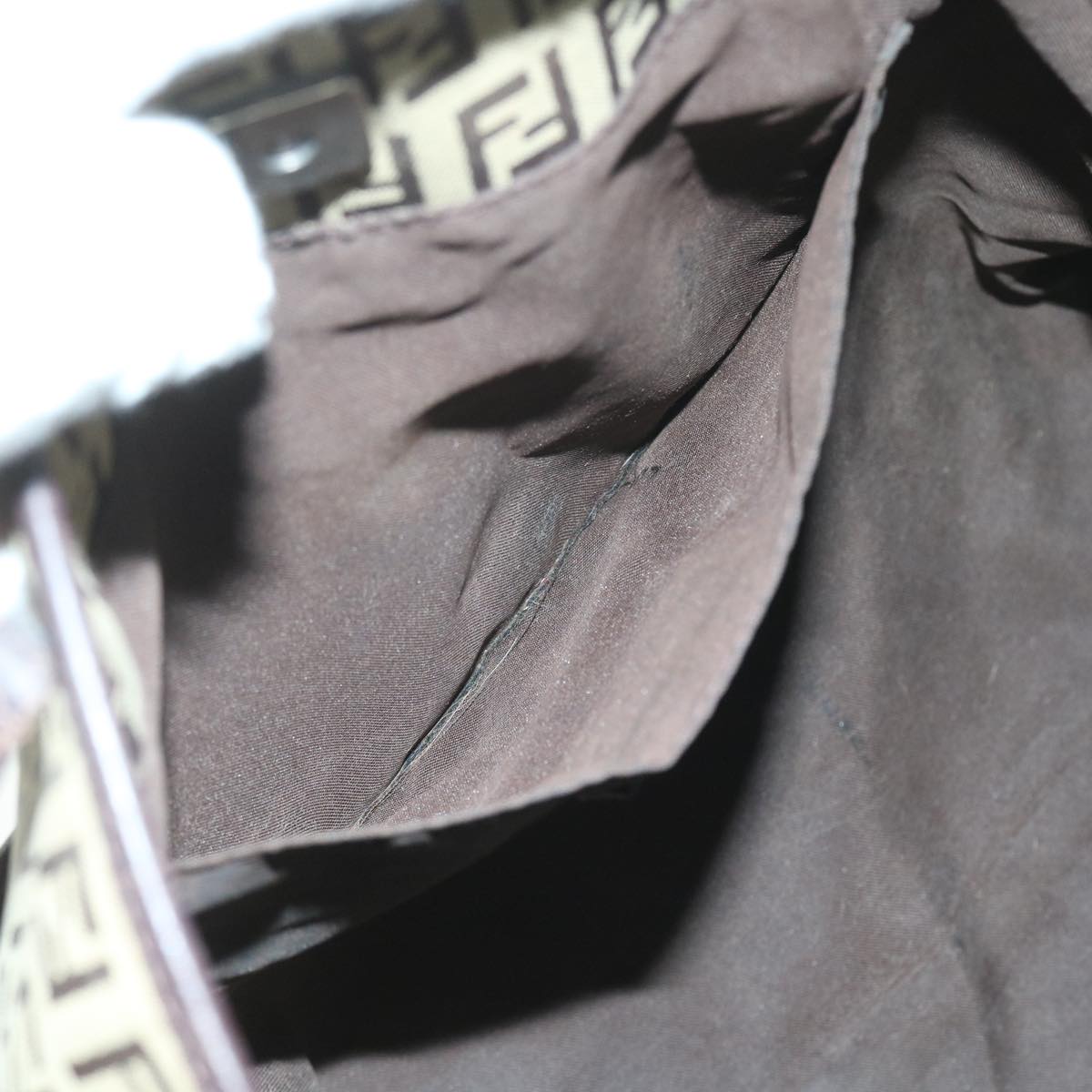 FENDI Zucchino Canvas Tote Bag Beige ar10650
