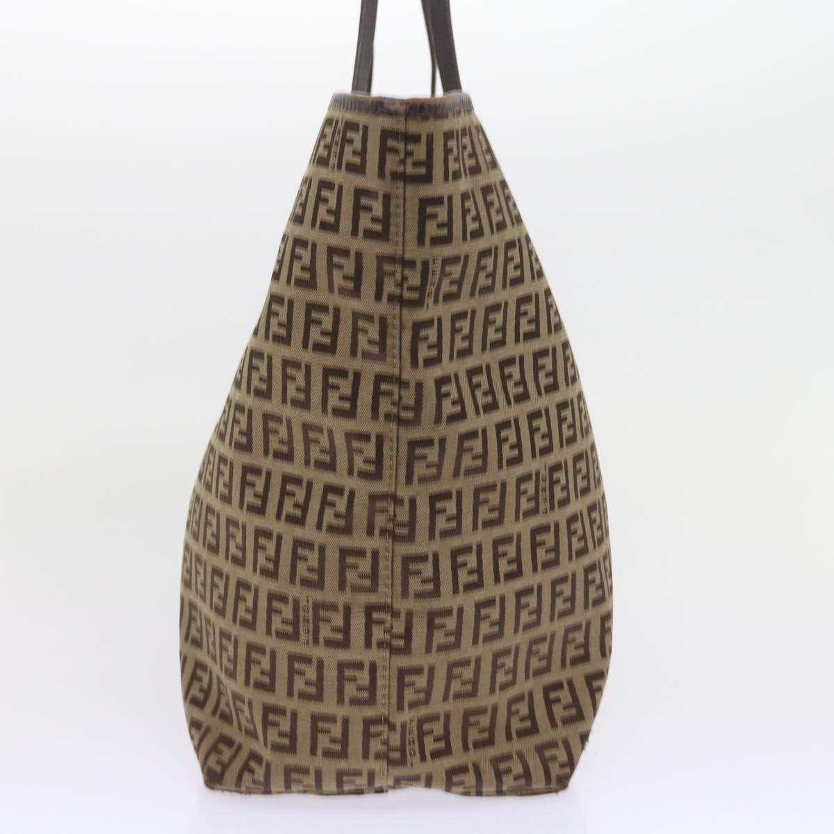 FENDI Zucchino Canvas Tote Bag Beige ar10650