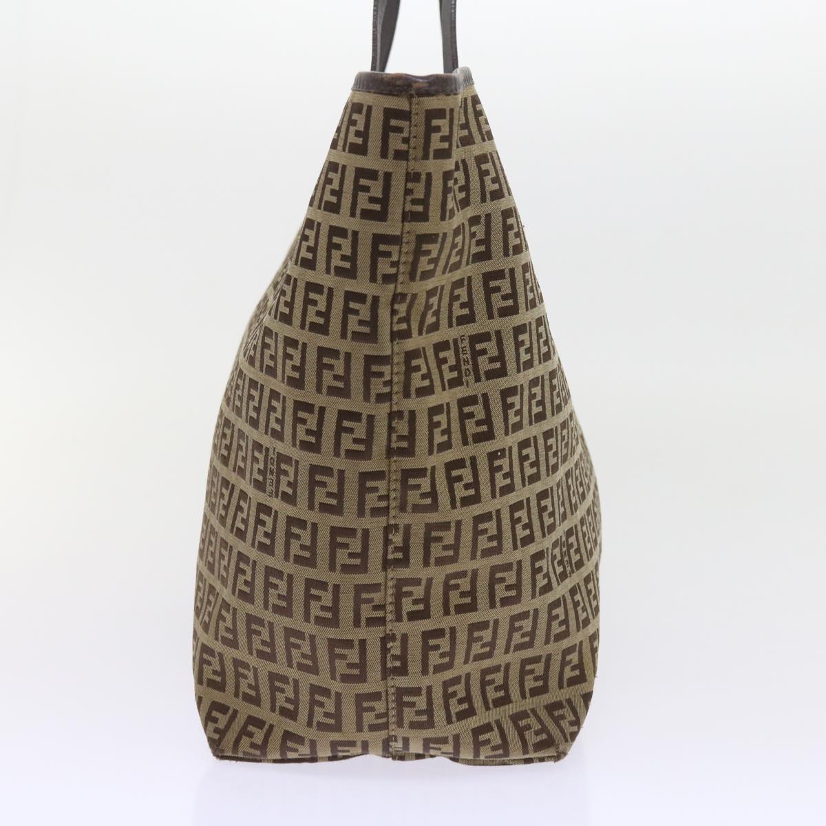FENDI Zucchino Canvas Tote Bag Beige ar10650