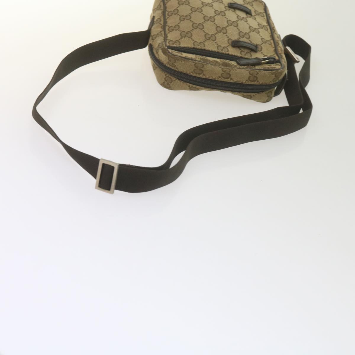 GUCCI GG Canvas Web Sherry Line Shoulder Bag 3Set Beige ar10786