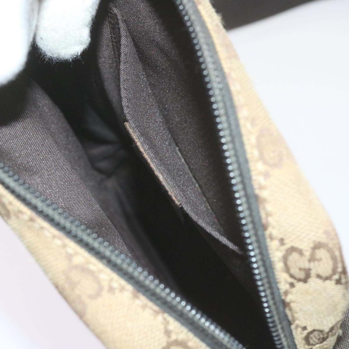 GUCCI GG Canvas Web Sherry Line Shoulder Bag 3Set Beige ar10786