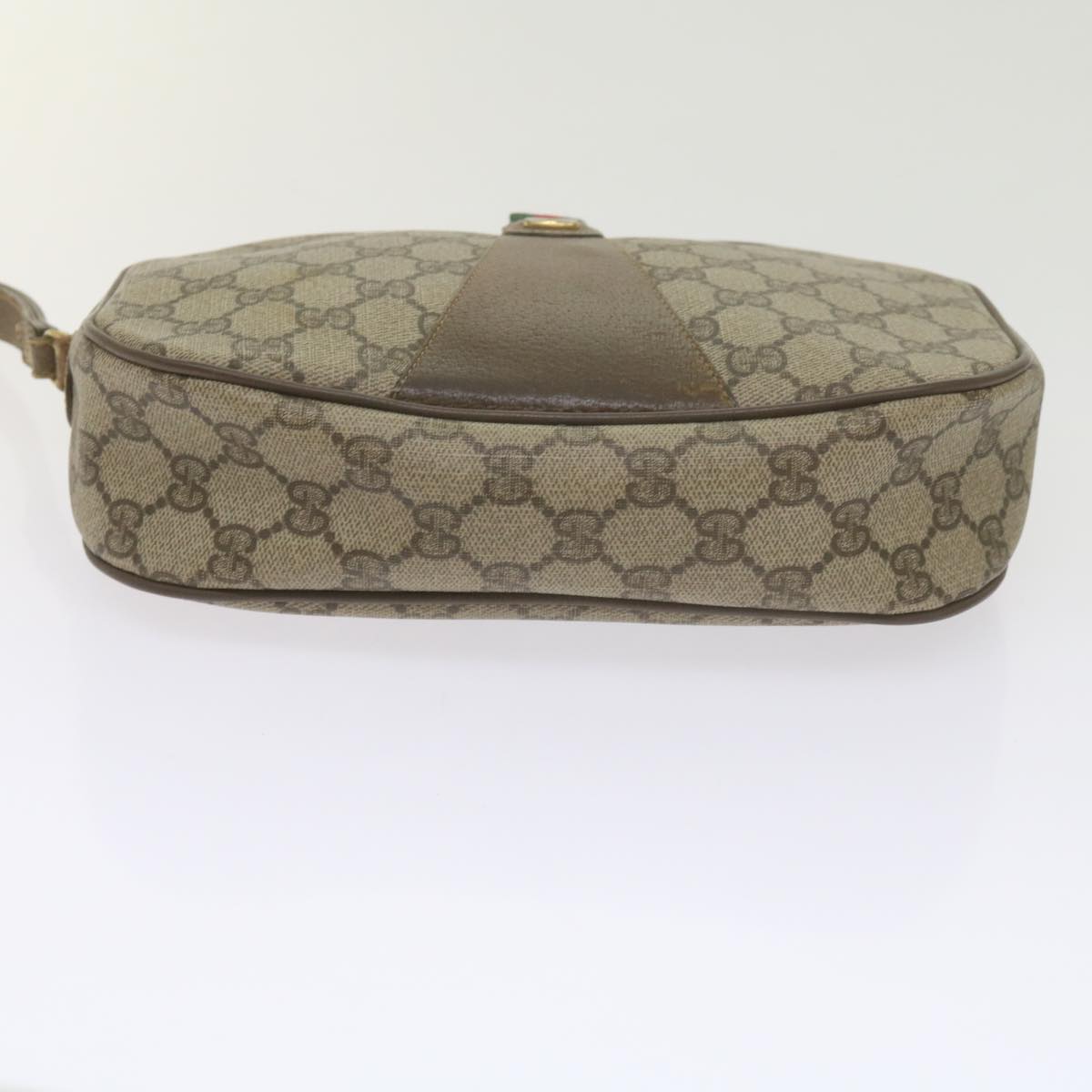 GUCCI GG Canvas Web Sherry Line Shoulder Bag 3Set Beige ar10786