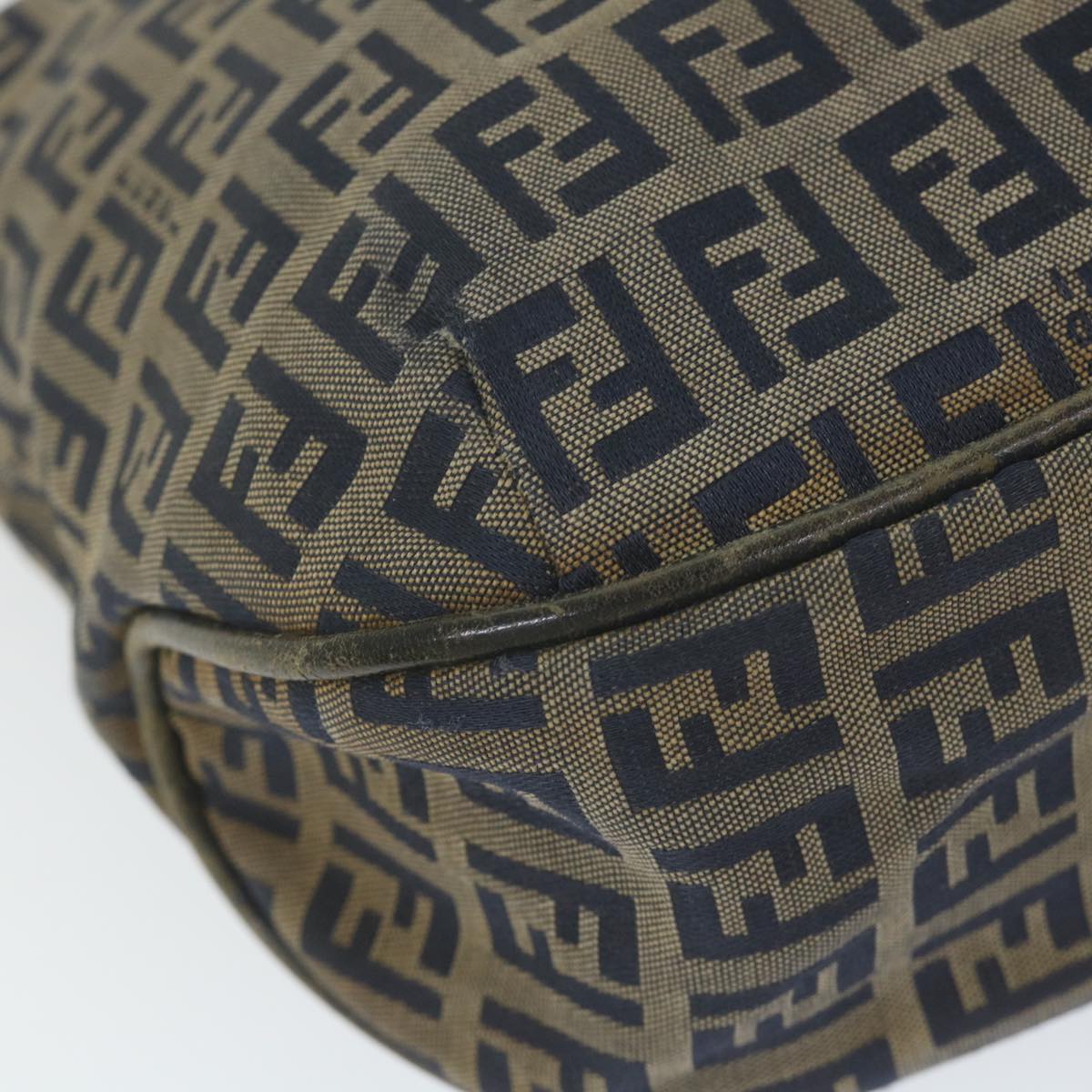 FENDI Zucchino Canvas Tote Bag Navy ar10829B
