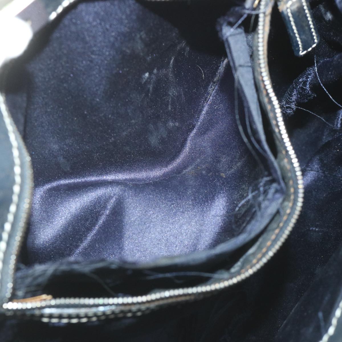 FENDI Zucchino Canvas Tote Bag Navy ar10829B