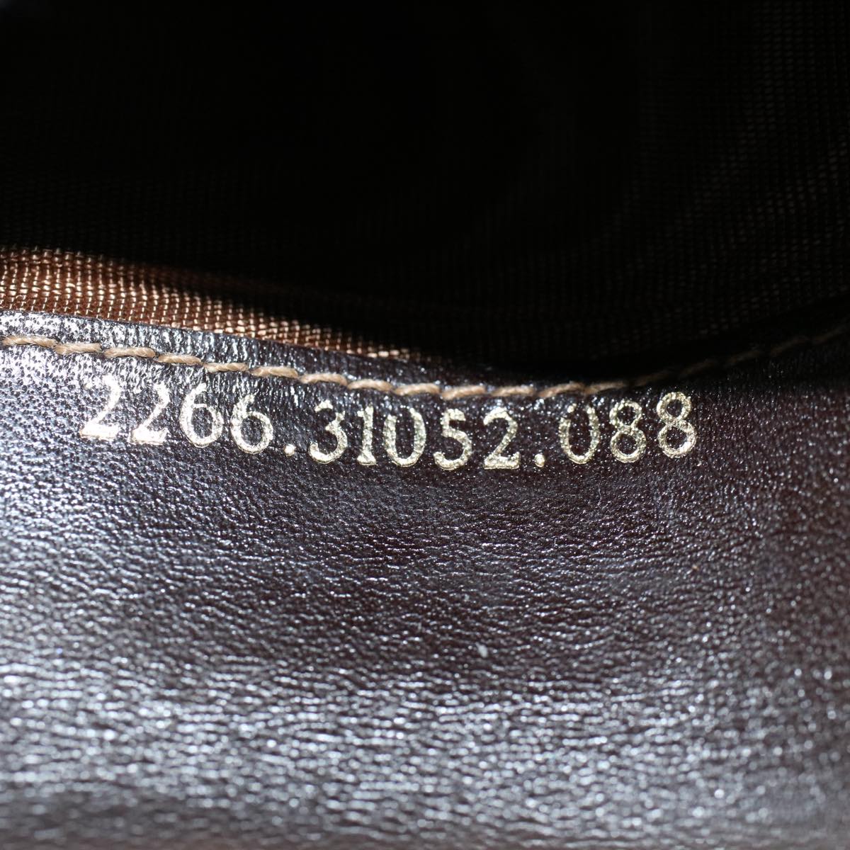 FENDI Zucca Canvas Wallet Black Brown 2266 31052 088 ar10887