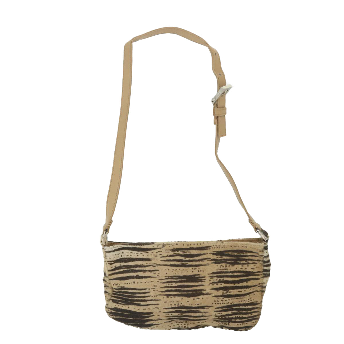 FENDI Shoulder Bag Harako leather Brown ar10891