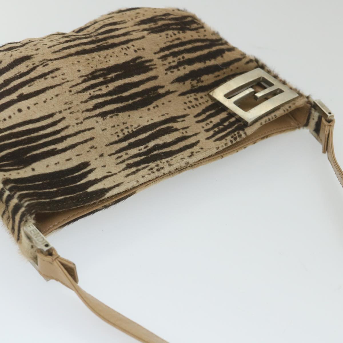 FENDI Shoulder Bag Harako leather Brown ar10891