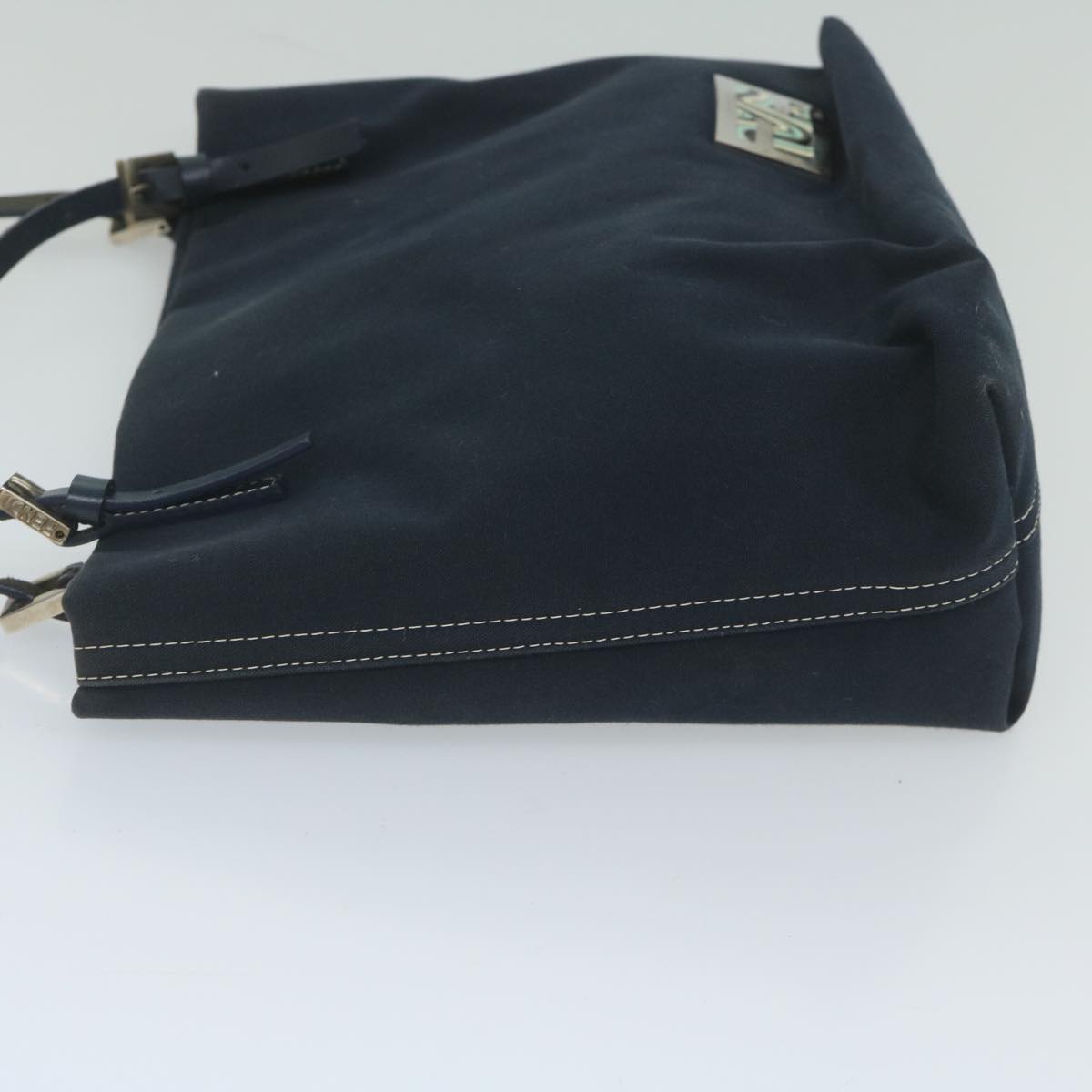 FENDI Tote Bag Canvas Navy ar10959B
