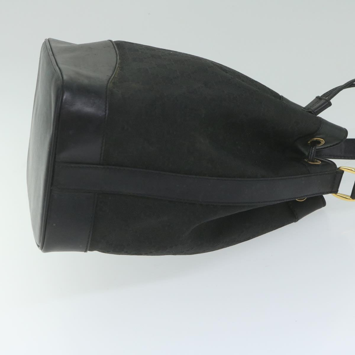 GUCCI GG Canvas Shoulder Bag Black 001 2854 1627 ar11015