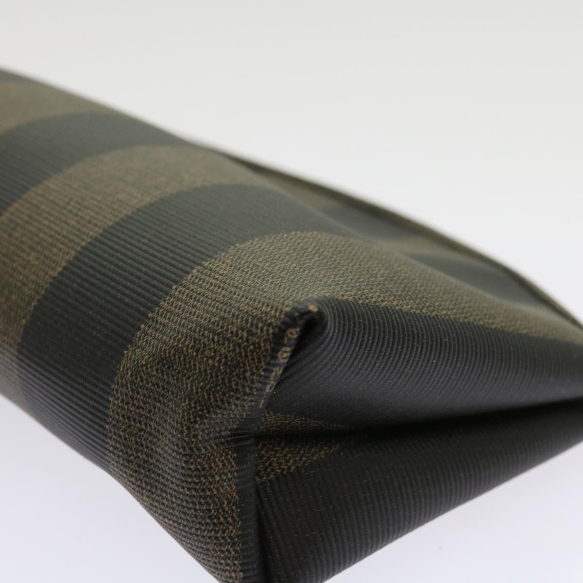 FENDI Pecan Canvas Pouch Coated Canvas Brown ar11022