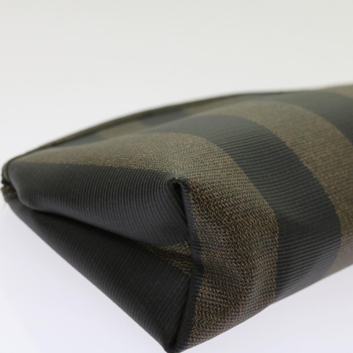 FENDI Pecan Canvas Pouch Coated Canvas Brown ar11022