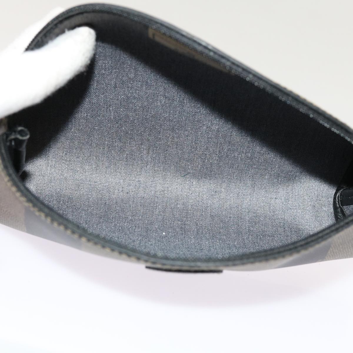 FENDI Pecan Canvas Pouch Coated Canvas Brown ar11022