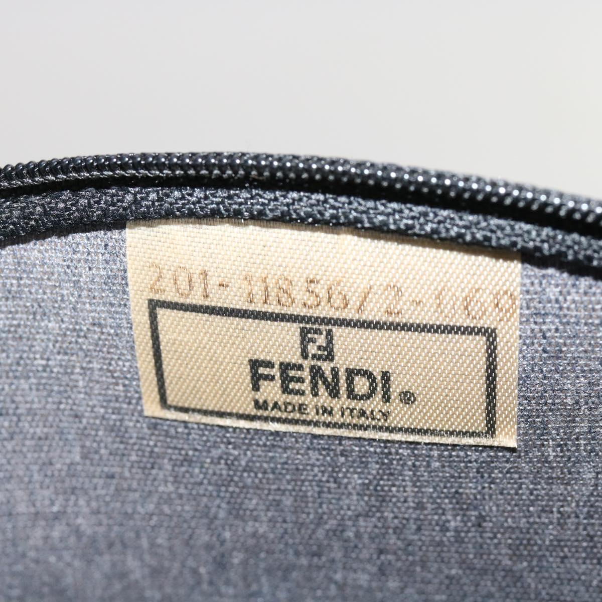 FENDI Pecan Canvas Pouch Coated Canvas Brown ar11022