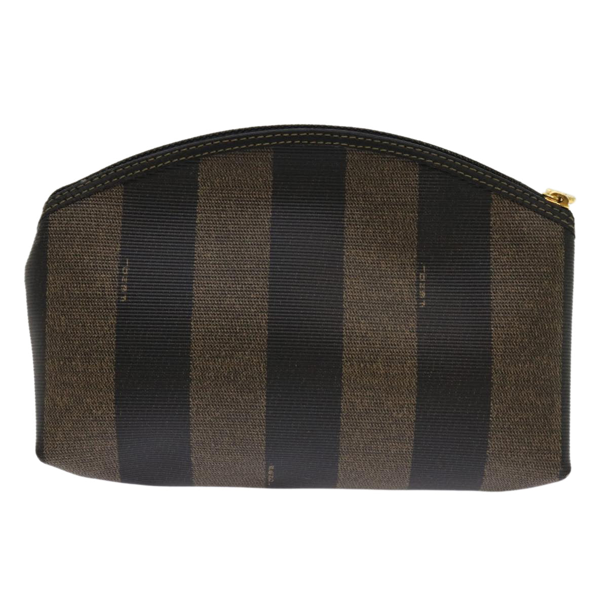 FENDI Pecan Canvas Pouch Coated Canvas Brown ar11022