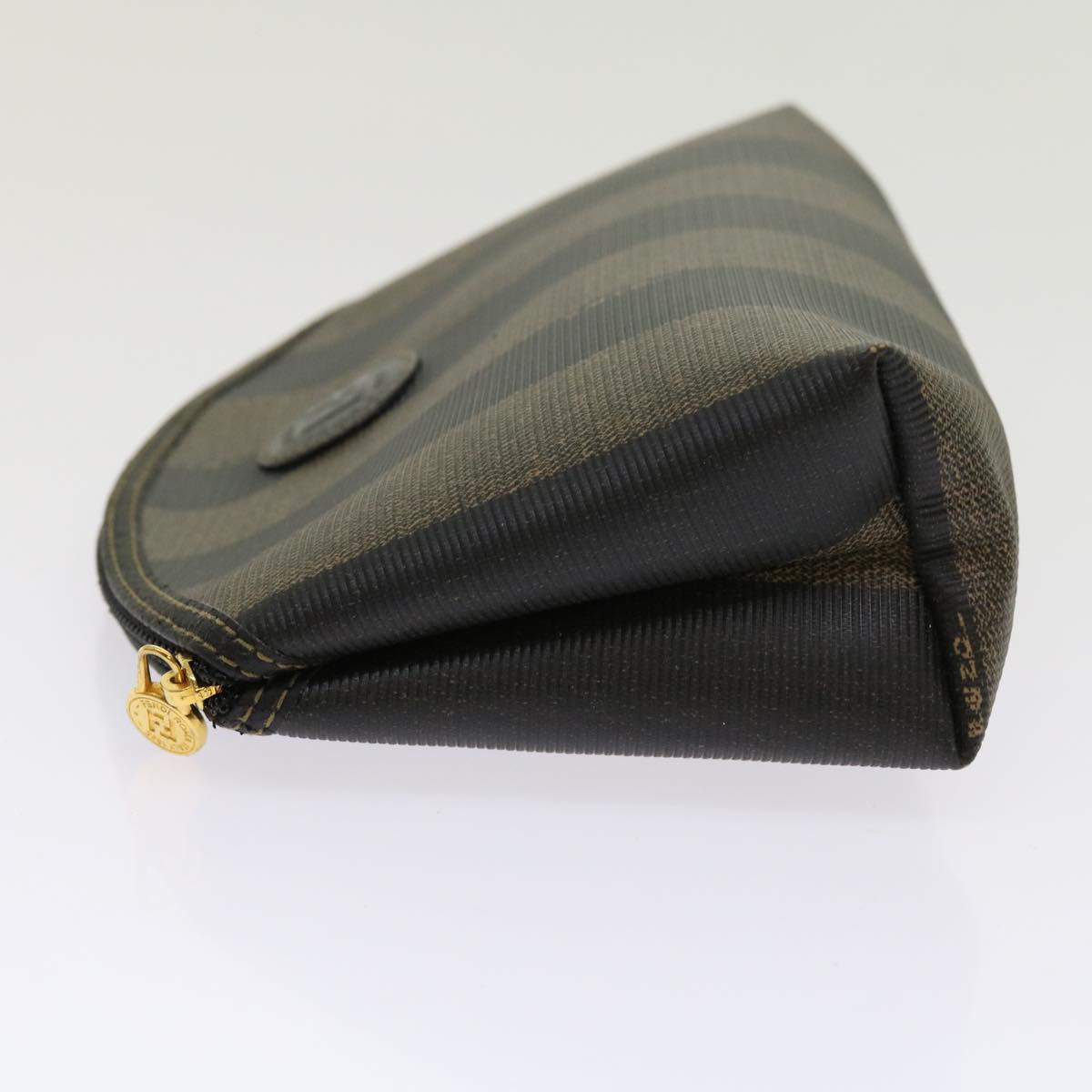 FENDI Pecan Canvas Pouch Coated Canvas Brown ar11022