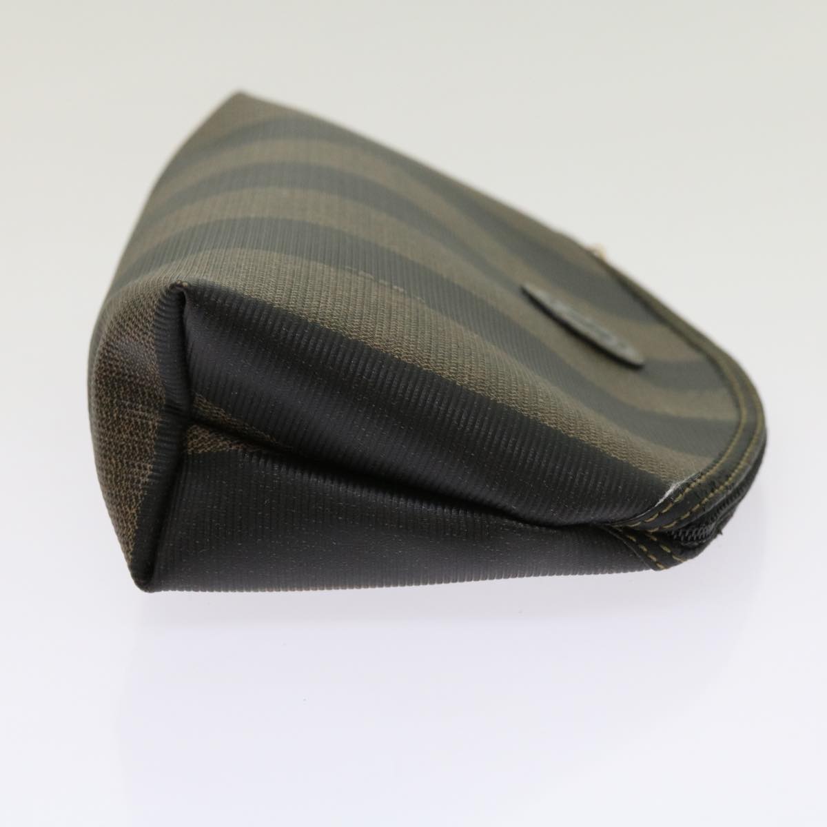 FENDI Pecan Canvas Pouch Coated Canvas Brown ar11022