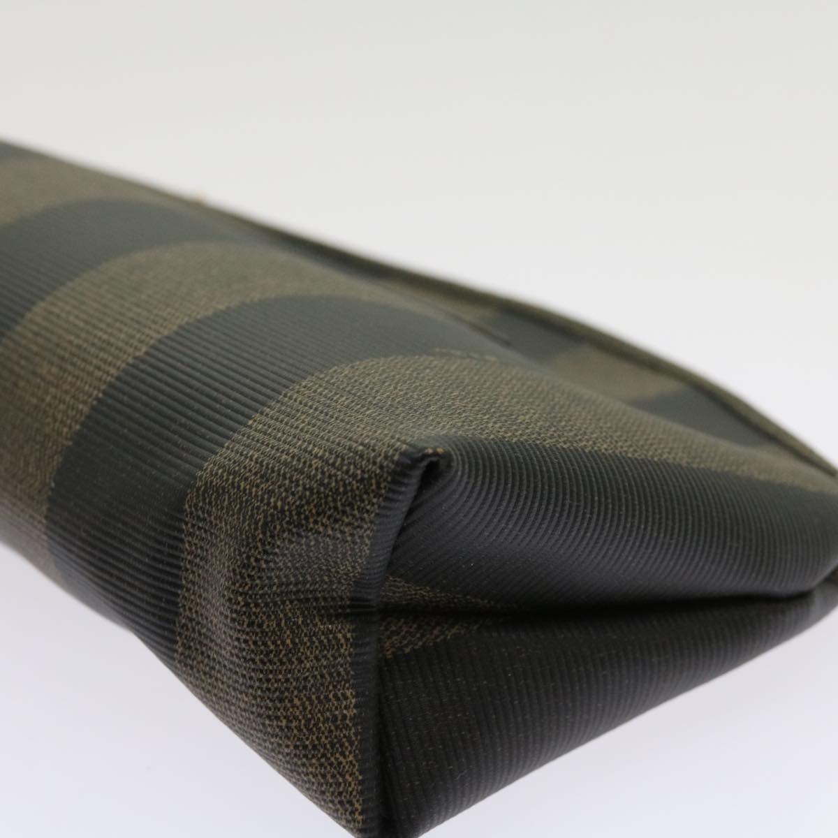 FENDI Pecan Canvas Pouch Coated Canvas Brown ar11022