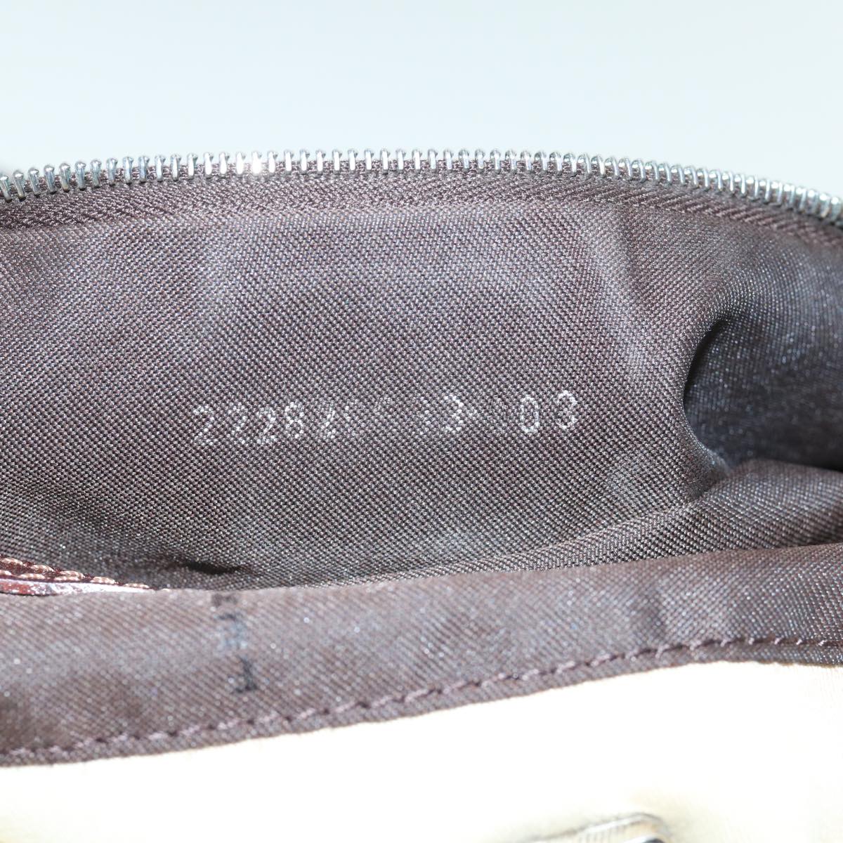 FENDI Shoulder Bag Canvas Beige ar11175B