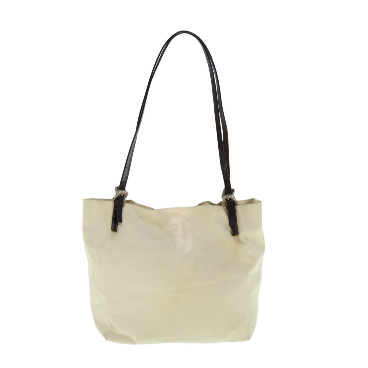 FENDI Shoulder Bag Canvas Beige ar11175B