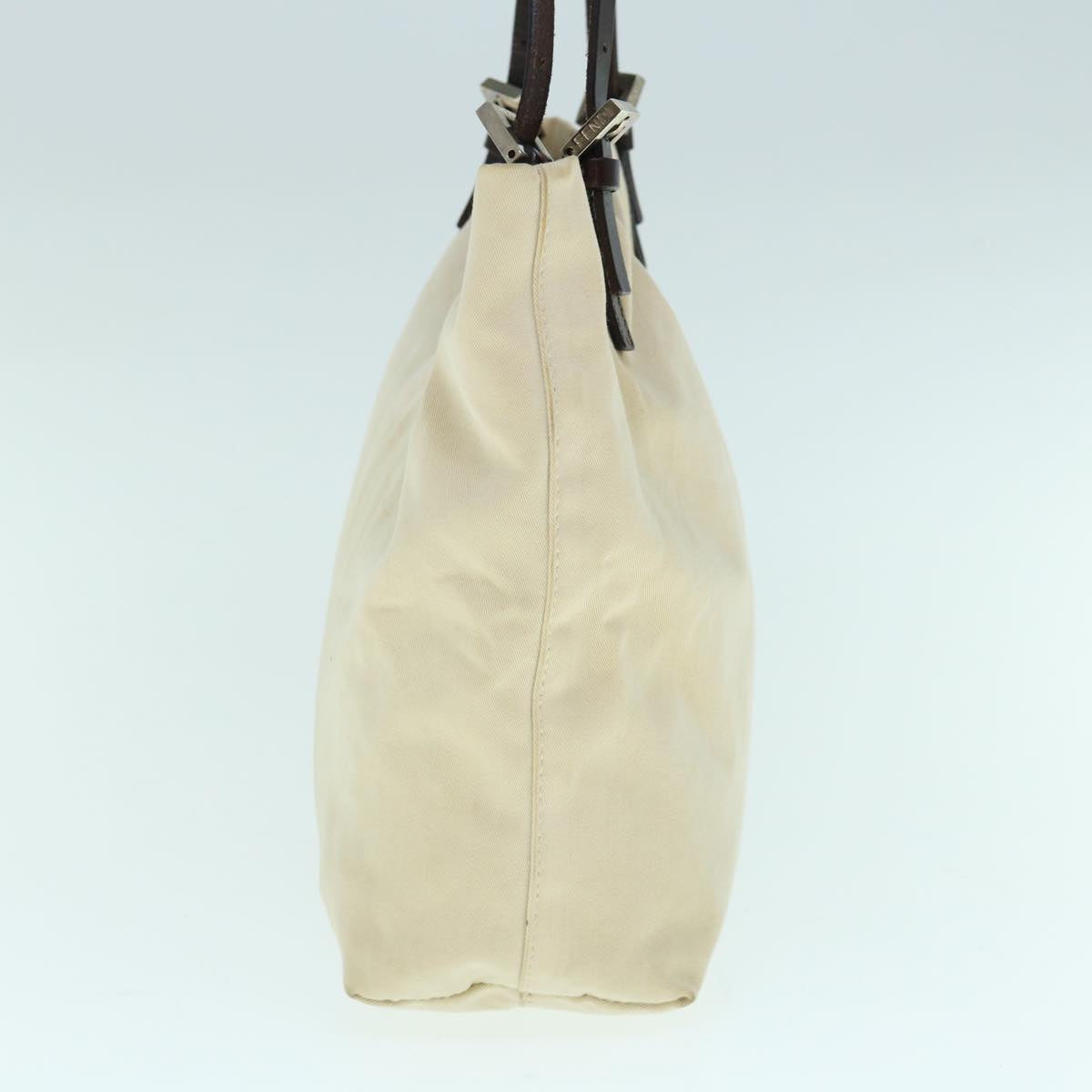 FENDI Shoulder Bag Canvas Beige ar11175B