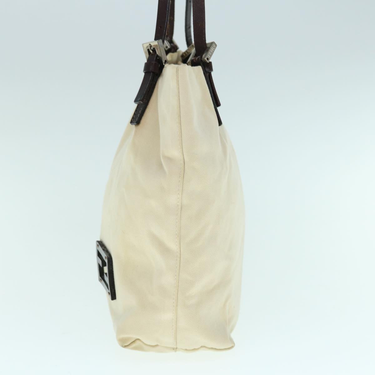FENDI Shoulder Bag Canvas Beige ar11175B