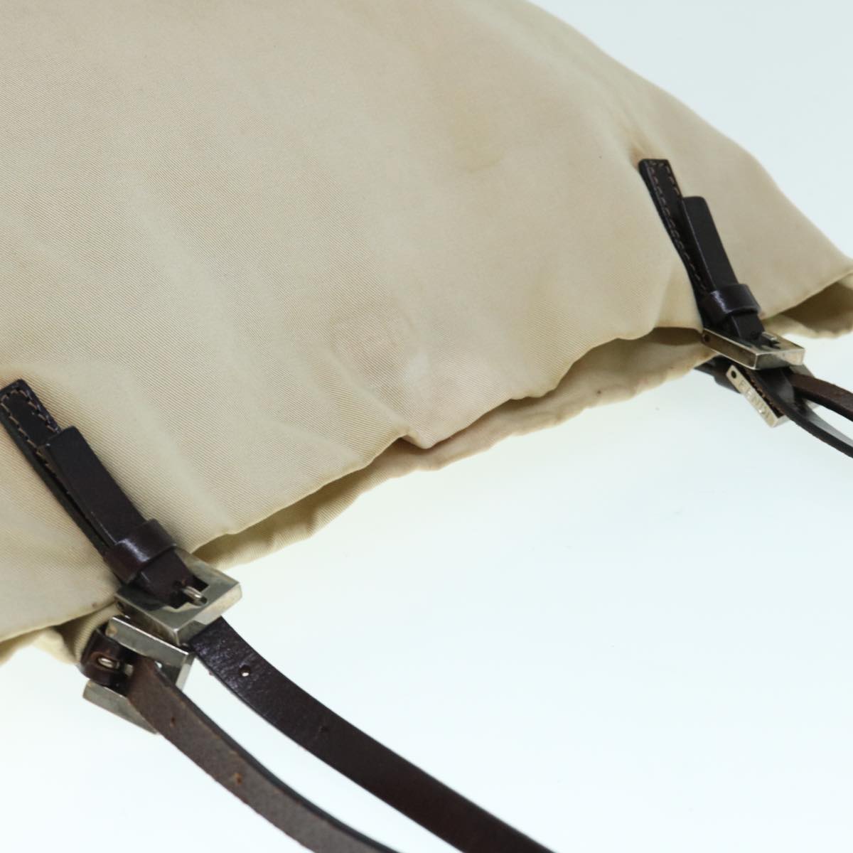 FENDI Shoulder Bag Canvas Beige ar11175B