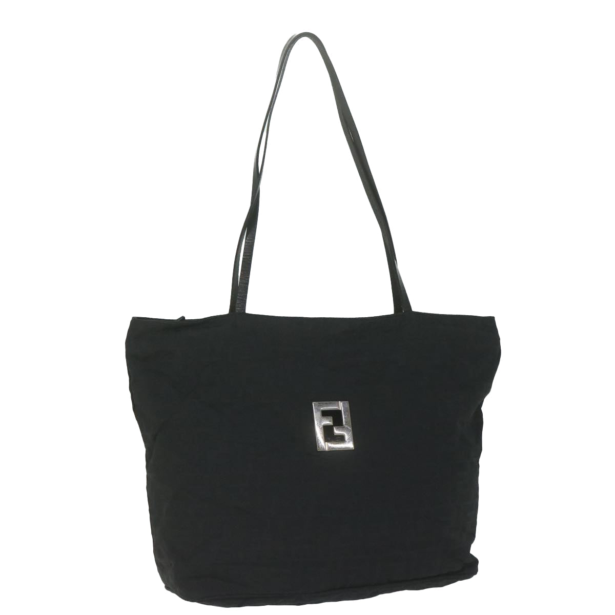 FENDI Zucca Canvas Tote Bag Black ar11225