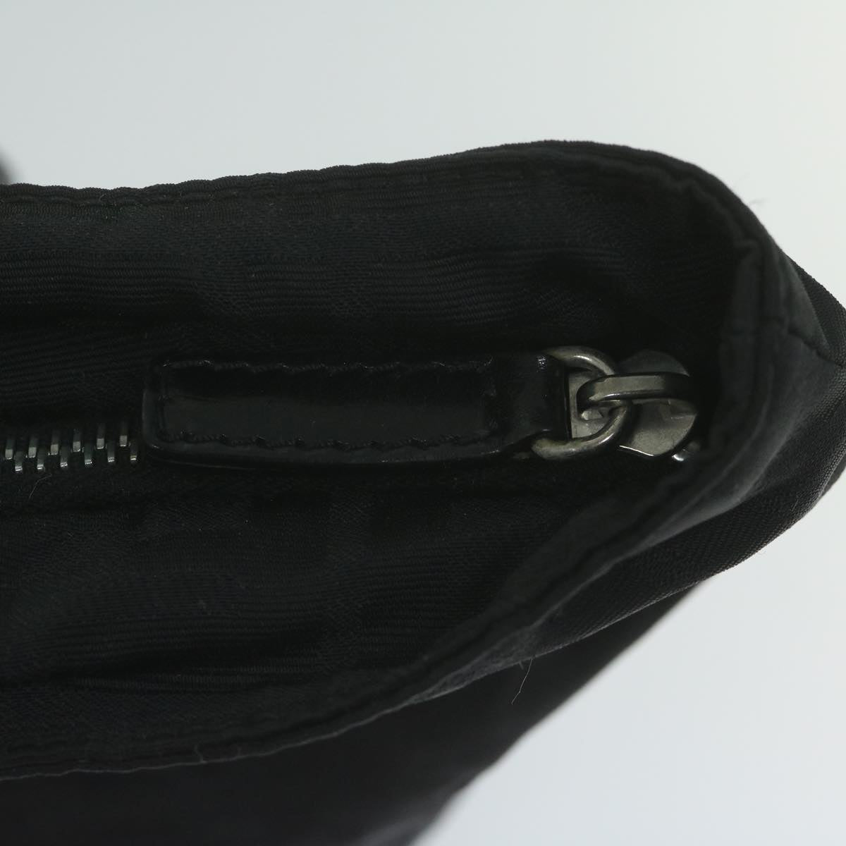 FENDI Zucca Canvas Tote Bag Black ar11225