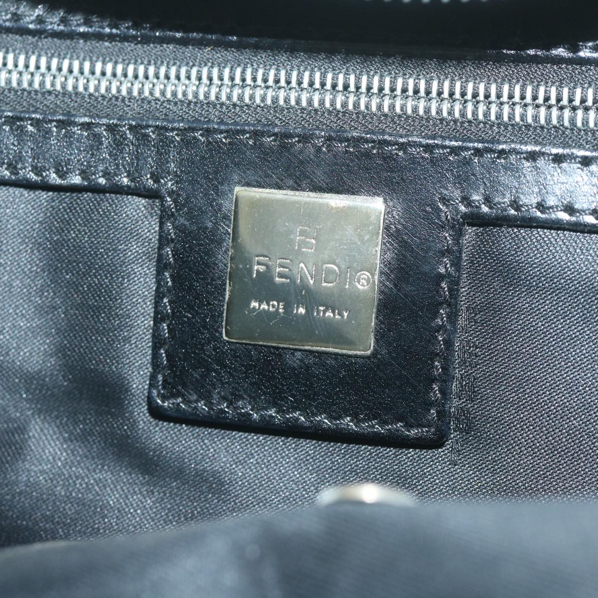 FENDI Zucca Canvas Tote Bag Black ar11225