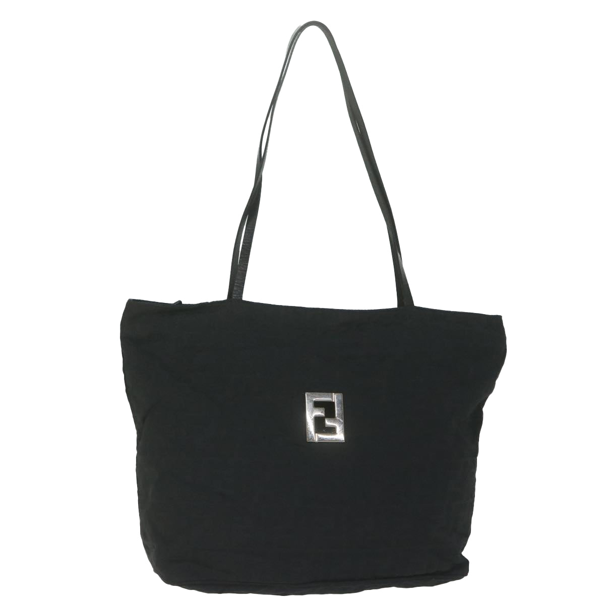 FENDI Zucca Canvas Tote Bag Black ar11225