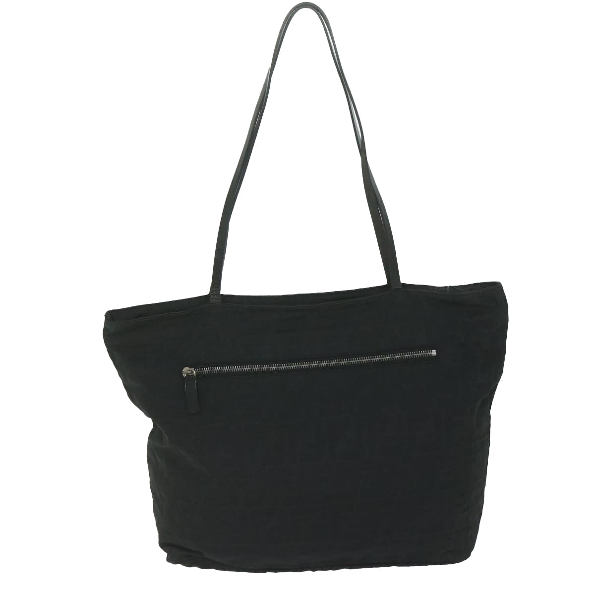 FENDI Zucca Canvas Tote Bag Black ar11225