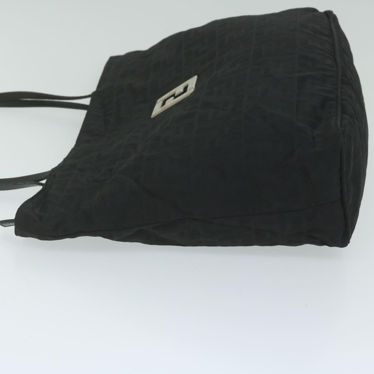 FENDI Zucca Canvas Tote Bag Black ar11225