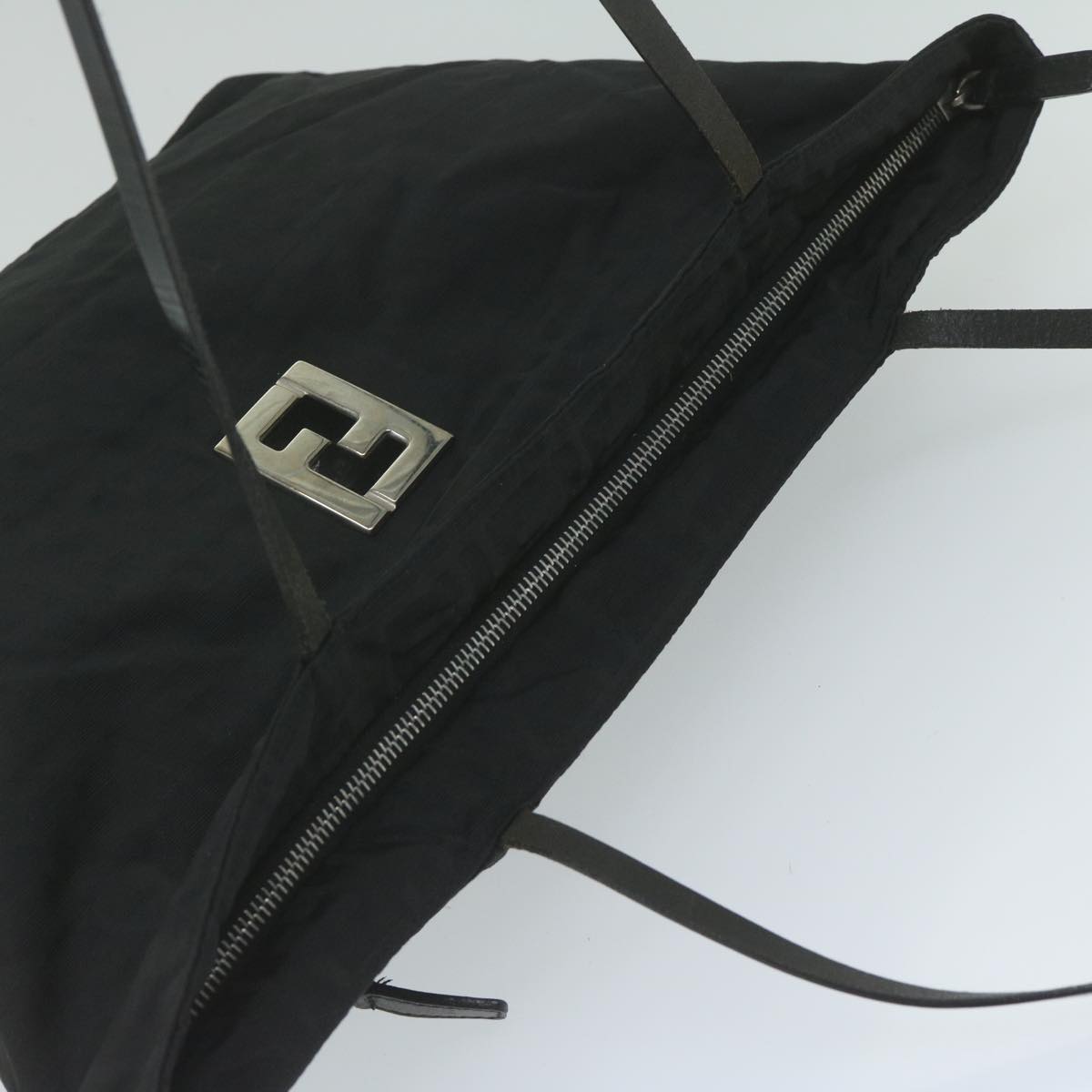 FENDI Zucca Canvas Tote Bag Black ar11225