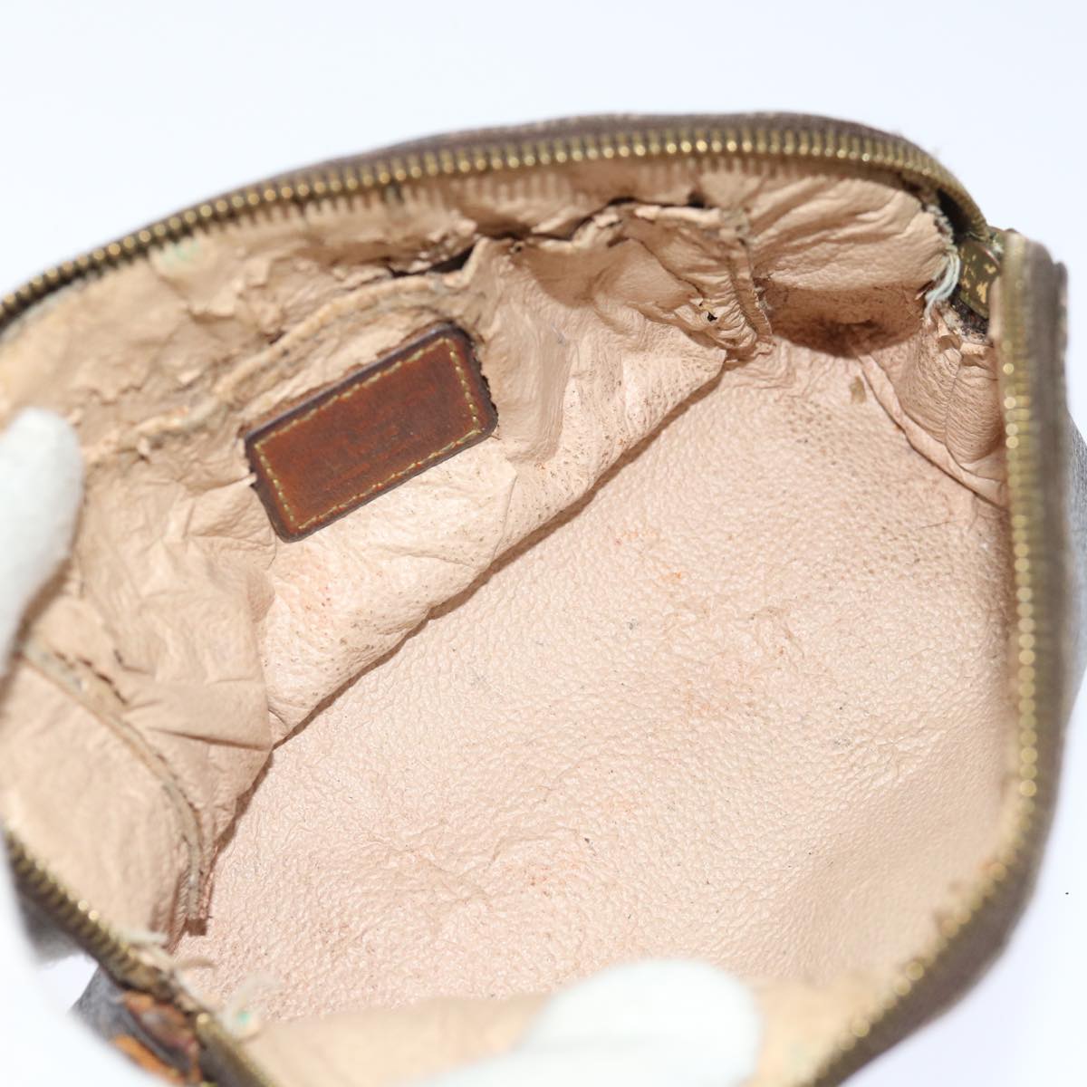 LOUIS VUITTON Monogram Pochette Cosmetic PM Cosmetic Pouch M47515 ar11673