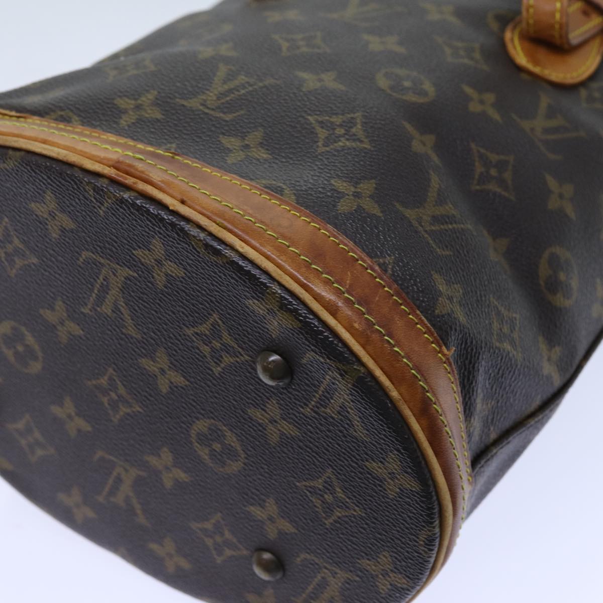 LOUIS VUITTON Monogram Bucket PM Shoulder Bag Vintage M42238 LV ar11675