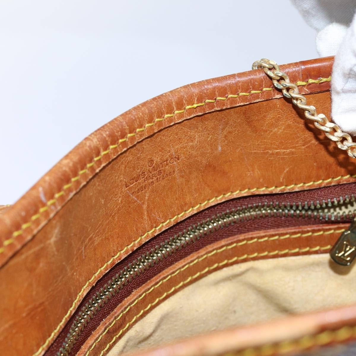 LOUIS VUITTON Monogram Bucket PM Shoulder Bag Vintage M42238 LV ar11675
