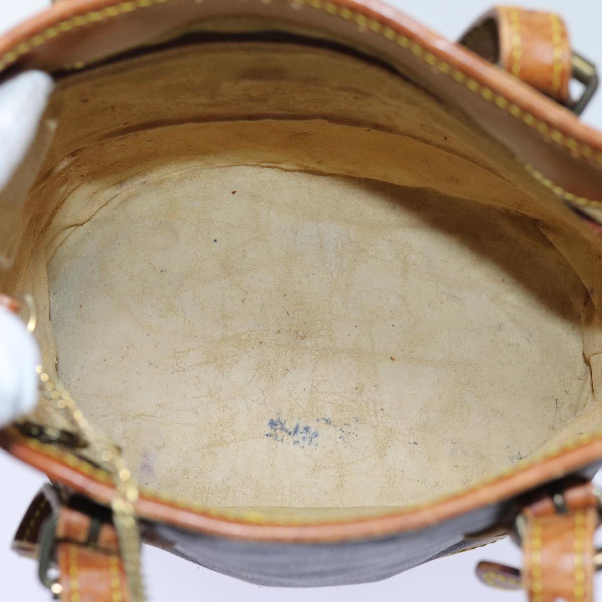 LOUIS VUITTON Monogram Bucket PM Shoulder Bag Vintage M42238 LV ar11675