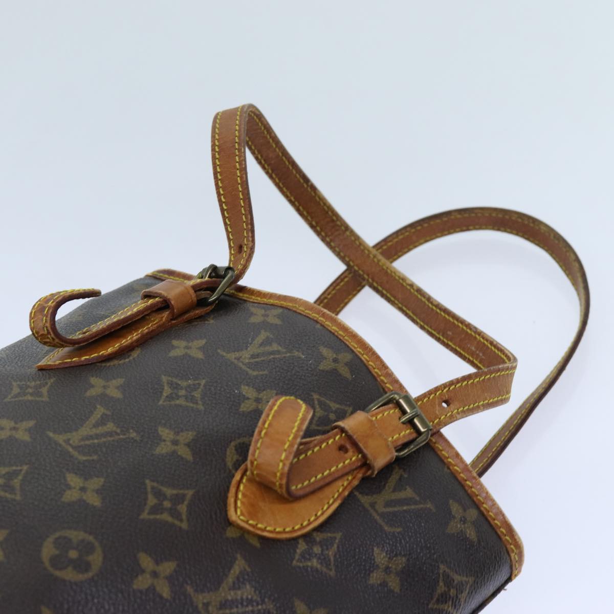 LOUIS VUITTON Monogram Bucket PM Shoulder Bag Vintage M42238 LV ar11675